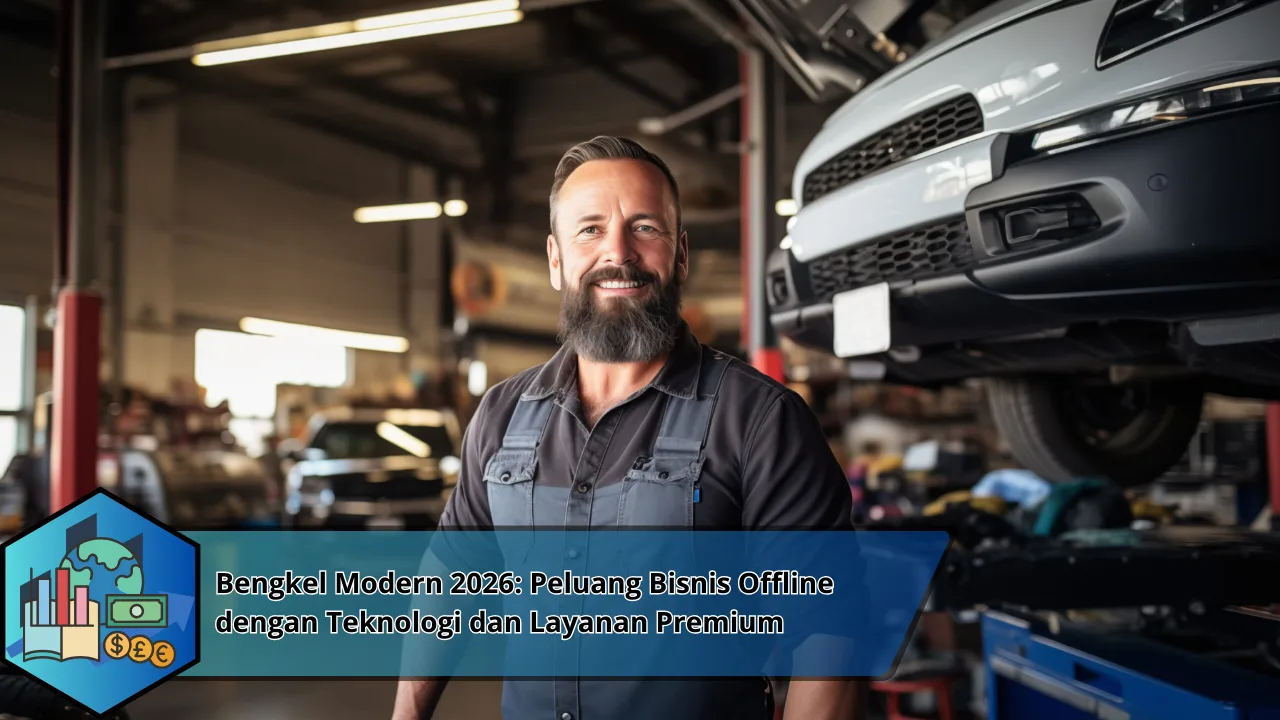 Bengkel Modern 2026: Peluang Bisnis Offline dengan Teknologi dan Layanan Premium