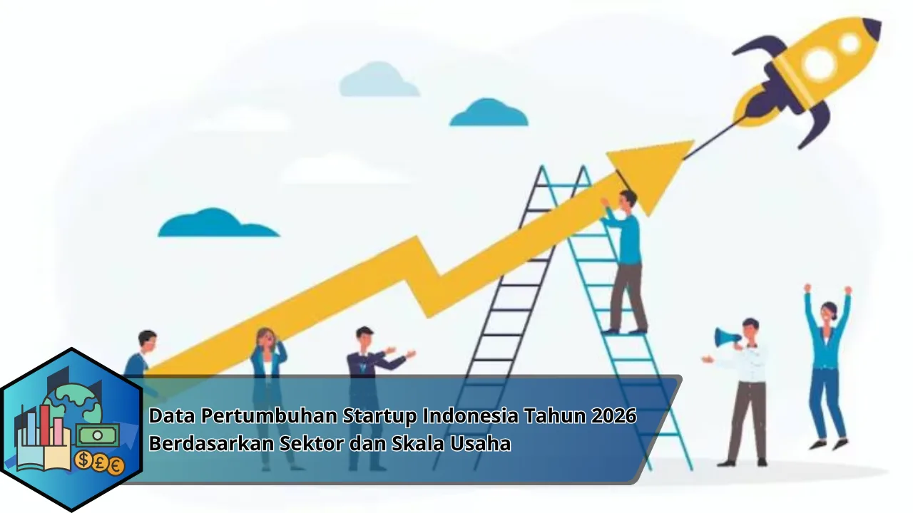 Data Pertumbuhan Startup Indonesia Tahun 2026 Berdasarkan Sektor dan Skala Usaha