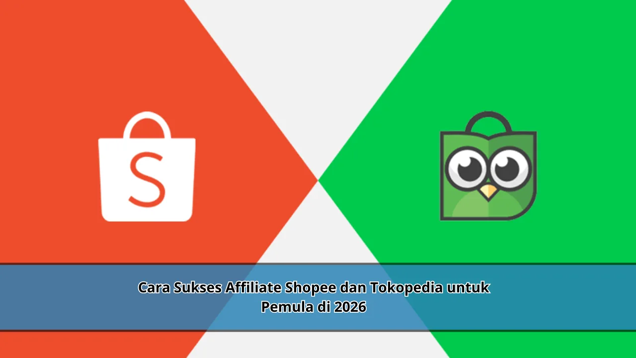 Cara Sukses Affiliate Shopee dan Tokopedia untuk Pemula di 2026