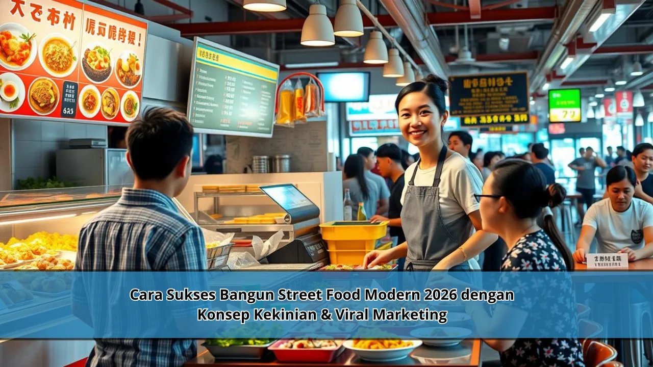 Cara Sukses Bangun Street Food Modern 2026 dengan Konsep Kekinian & Viral Marketing