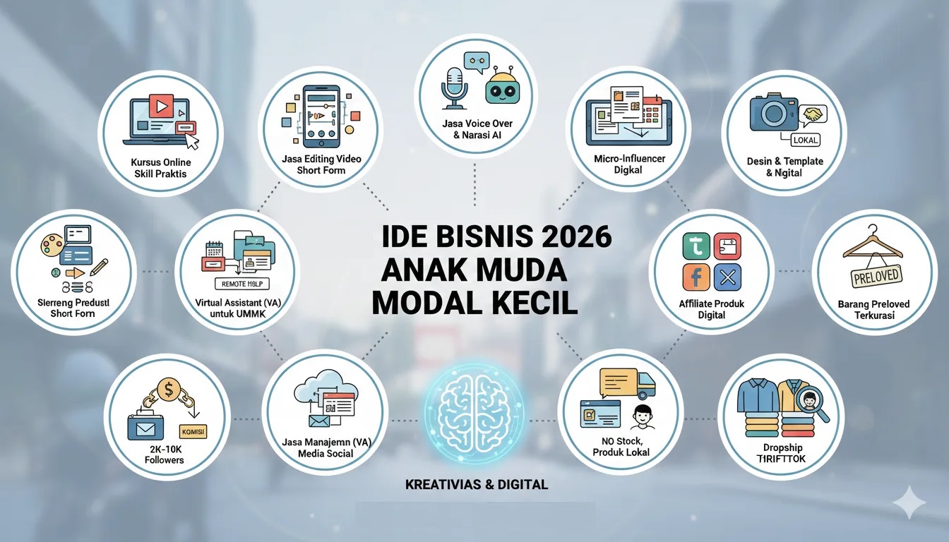 Peluang Usaha 2026 yang Menjanjikan: Ide Bisnis Modal Kecil Untung Besar